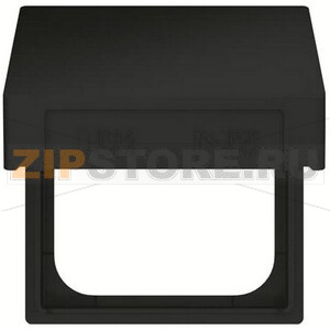 Кольцо промежуточное с откидной крышкой для накладок 55x55 мм, IP44, чёрный бархат ABB 2CKA001719A0223 