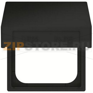 Кольцо промежуточное с откидной крышкой для накладок 55x55 мм, IP44, чёрный бархат ABB 2CKA001719A0223 