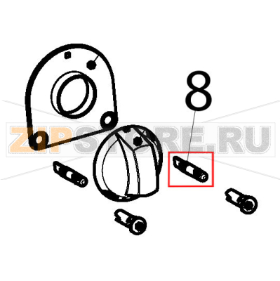 Lampada segn. neon faston arancio 230 V Tecnoinox FR48FE7 Lampada segn. neon faston arancio 230 V Tecnoinox FR48FE7Запчасть на деталировке под номером: 8