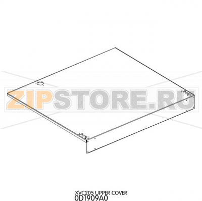 Upper cover Unox XVC 205 Upper cover Unox XVC 205Запчасть на деталировке под номером: 1Название запчасти на английском языке: Upper cover Unox XVC 205