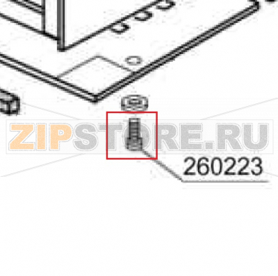 Vite Inox &quot;TB&quot;-5x12- Comenda LB 200 Vite Inox "TB"-5x12- Comenda LB 200Запчасть на сборочном чертеже под номером: 260223Название запчасти на итальянском языке: Vite Inox "TB"-5x12- Comenda LB 200