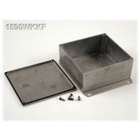 Корпус алюминиевый 125x125x57 мм, серый, 1 шт Hammond 1590WKKF