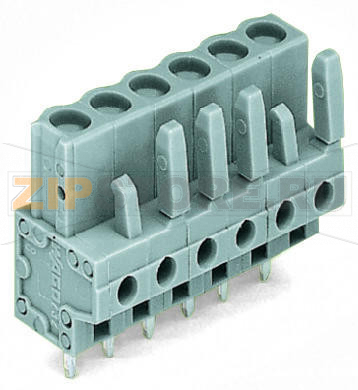 MCS MIDI Classic Розетка под пайку THT; 0.6 x 1.0 mm solder pin; прямые; Шаг контактов 5 мм; 8-пол.; серые Wago 232-138 Встроенные тестовые порты для тестовых штекеров O 2 ммДля соединений "провод-провод" и "плата-провод"Выходы под печатные платы с защитой от касанияЛегко идентифицируемые входы и выходы печатной платыВозможны варианты кодировки...