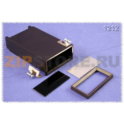 Корпус 120x72x36мм, материал: пластик, черный, 1 шт Hammond 1212 