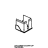 Left lower column cap Unox XVC 105E