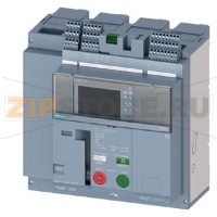 fixed-mounted molded case circuit breaker frame 1600; with RTC and 4AUX trip alarm switch S24; Icu "M" Icu=55kA @ 415V, 4-pole, right ETU660, LSIG, In=800A display, meas., comm. function Ir=320...800A Isd=0.6...10xIn, Ii=1.5...15xIn N conductor protec. ad