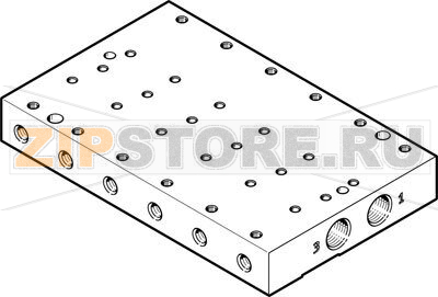 Коллектор Festo VABM-P7-18MB-G18-M5-6 