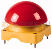 Верхняя часть корпуса, желтый корпус, красная кнопка Eaton FAK-R/V/Y