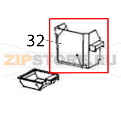 Bean dregs box subassembly Hurakan HKN-ME709 Bean dregs box subassembly Hurakan HKN-ME709Запчасть на деталировке под номером: 32