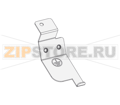 Крепление экранированного кабеля на выпрямитель Inovance MD800-PBJ100M-W1 