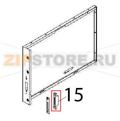 Hinge catch Angelo Po 1G1PE1E Hinge catch Angelo Po 1G1PE1EЗапчасть на деталировке под номером: 15