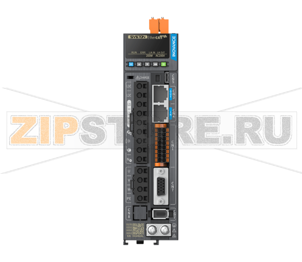 Сервопривод 220 В, 2.8 A, 0.4 кВт, EtherCAT, STO, 1 фаза, IP20 Inovance SV670NS2R8I-FS-INT 