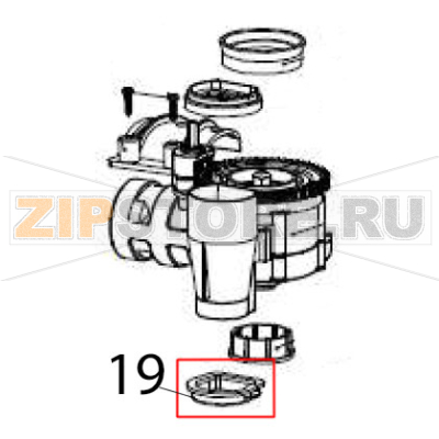 Powder flow sleeve Hurakan HKN-ME717 Powder flow sleeve Hurakan HKN-ME717Запчасть на деталировке под номером: 19