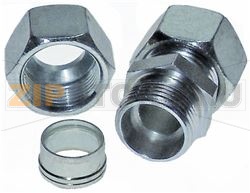 Clamping ring screwing straight 15mm P3 