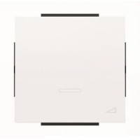 Клавиша для механизма клавишного светорегулятора, альпийский белый ABB 2CLA856010A1101