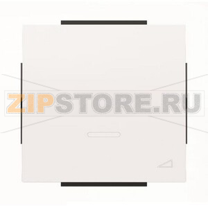 Клавиша для механизма клавишного светорегулятора, альпийский белый ABB 2CLA856010A1101 