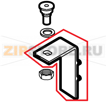 Upper door hinge Lainox VE061D   Upper door hinge Lainox VE061DЗапчасть на сборочном чертеже под номером: 12Название запчасти на английском&nbsp;языке:&nbsp;Upper door hinge Lainox VE061D