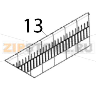Curtain assy Scotsman B 7040 Curtain assy Scotsman B 7040Запчасть на деталировке под номером: 13