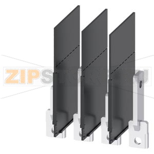 ПЕРЕДНИЕ СОЕДИНИТЕЛЬНЫЕ ПЛАСТИНЫ ИЗОГНУТ. НА РЕБРО 4 ШТ. ПРИНАДЛЕЖНОСТЬ ДЛЯ 3VA1 100/160 Siemens 3VA9154-0QD00 