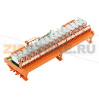 Плата релейная 250 В/AC Weidmüller RSM-16 24V(-/+) 1CO S