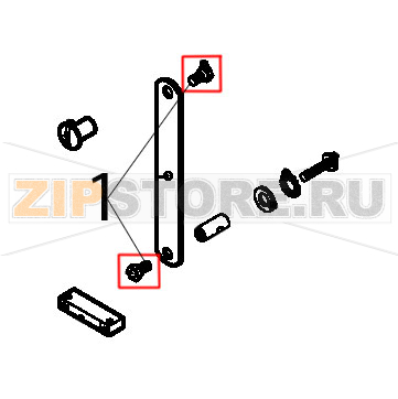 Joint pin Silanos E1000 Joint pin Silanos E1000Запчасть на деталировке под номером: 1