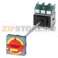 SENTRON, Molded case switch 3LD5 UL, Emergency switching-off, 3-pole, certified according to UL489 UL60947-4-1 and IEC60947-3, UL: 60A, SCCR 50kA at 480VAC, Operating power at 480VAC 3-phase: 40hp, IEC: 63A, Operating power at AC-23A at 400V: 30kW, floor