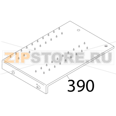 Scorrev. volano ossidato Sirman Anniversario 300 Scorrev. volano ossidato Sirman Anniversario 300Запчасть на деталировке под номером: 390