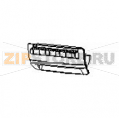 Панель передняя с диспенсером Zebra ZD500R Панель передняя с диспенсером Zebra ZD500RЗапчасть на сборочном чертеже под номером: 20Название запчасти Zebra на английском языке: Front Bezel, Dispenser