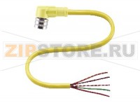 Кабель датчика-исполнительного устройства Female connector V125-W-YE5M-PVC Pepperl+Fuchs