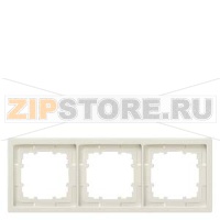 DELTA STYLE ТИТАНОВО-БЕЛЫЙ РАМКА 3-МЕСТНАЯ 224X82MM Siemens 5TG1323