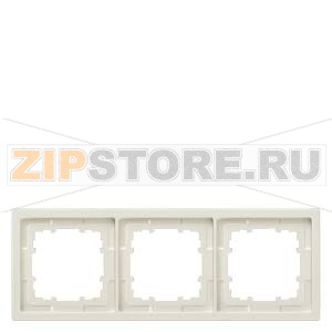 DELTA STYLE ТИТАНОВО-БЕЛЫЙ РАМКА 3-МЕСТНАЯ 224X82MM Siemens 5TG1323 