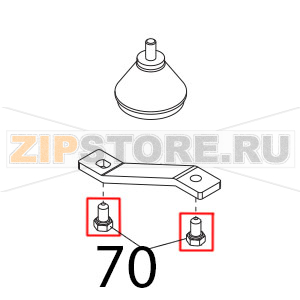 Vite TE T.F. DIN933, M5x10 Sirman Mirra 300 Y09 Vite TE T.F. DIN933, M5x10 Sirman Mirra 300 Y09Запчасть на деталировке под номером: 70