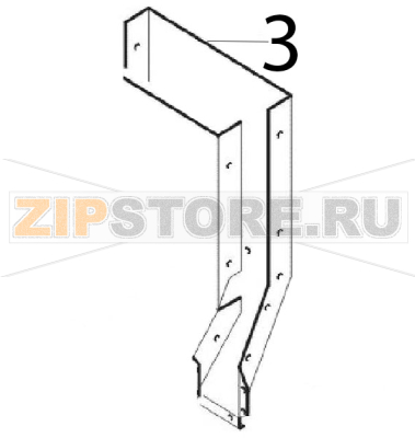 Rear flue Angelo Po 0G1CP1G Rear flue Angelo Po 0G1CP1GЗапчасть на деталировке под номером: 3