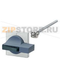 ДЛЯ РАЗЪЕДИНИТЕЛЯ 3KL52, 3KM52, 3KL53, 3KM53, 3KA ДЛЯ ВАЛА 8X8MM РУЧКА СЕРАЯ МАСКИРУЮЩАЯ РАМКА Siemens 8UC7212-1BB20