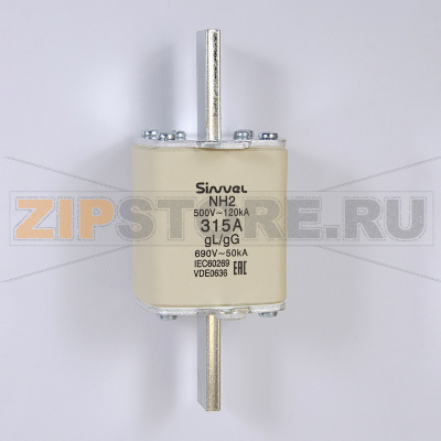 Предохранитель ножевой 315 A, тип 37, габарит 2, gG Sinvel FNH2-315 