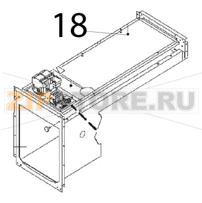Cup board ceiling Angelo Po 04WCP1EM Cup board ceiling Angelo Po 04WCP1EMЗапчасть на деталировке под номером: 18