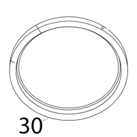 Lid Ø: 400 Tecnoinox P70IE7