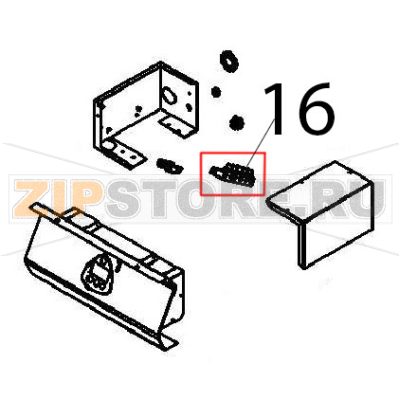 Terminal board Angelo Po 04WPEBV Terminal board Angelo Po 04WPEBVЗапчасть на деталировке под номером: 16