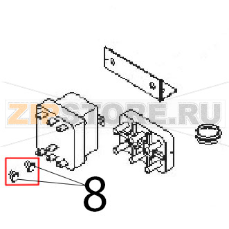 Passacavo Ø: 7-3 Angelo Po 1G1BR1E Passacavo Ø: 7-3 Angelo Po 1G1BR1EЗапчасть на деталировке под номером: 8