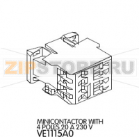 Minicontactor with 4 poles 20 A 230 V Unox XBC 1005