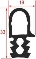 DOOR GASKET 810x490 mm