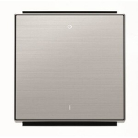 Клавиша для одноклавишных выключателей/переключателей/кнопок с символом "I/O", нержавеющая сталь ABB 2CLA850120A1401