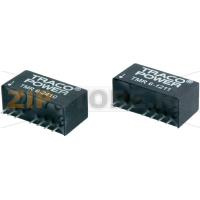 Преобразователь DC/DC, печатный монтаж, 5 V/DC, ±12 V/DC, 250 mA, 6 W Traco Power TMR 6-0522