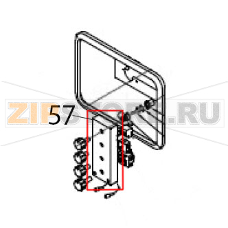 Panel Hurakan HKN-XF023 Panel Hurakan HKN-XF023Запчасть на деталировке под номером: 57