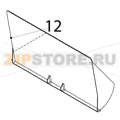 Slope Hoshizaki IM-65NE Slope Hoshizaki IM-65NEЗапчасть на деталировке под номером: 12