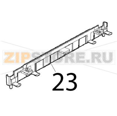 Drip tray Unox XVC 205E Drip tray Unox XVC 205EЗапчасть на деталировке под номером: 23