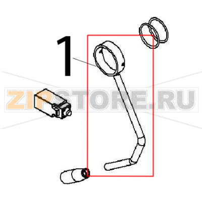 Lever Angelo Po 091FR1E Lever Angelo Po 091FR1EЗапчасть на деталировке под номером: 1