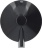 KNOB REX ZANUSSI BLACK ø 38 mm