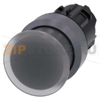 АКТУАТОР ГРИБОВИДНОЙ КНОПКИ С ВОЗМОЖНОСТЬЮ ПОДСВЕТКИ, 22MM, КРУГЛ., ПЛАСТИК С МЕТАЛЛИЧЕСКИМ ФРОНТАЛЬНЫМ КОЛЬЦОМ, CLEAR, 30MM, БЕЗ ФИКСАЦИИ, С ГРАВИРОВКОЙ ЛАЗЕРОМ, НОМЕРА СИМВОЛОВ В СООТВ. С ISO7000 ИЛИ IEC60417 Siemens 3SU1031-1AD70-0AA0-Z&nbsp;Y13