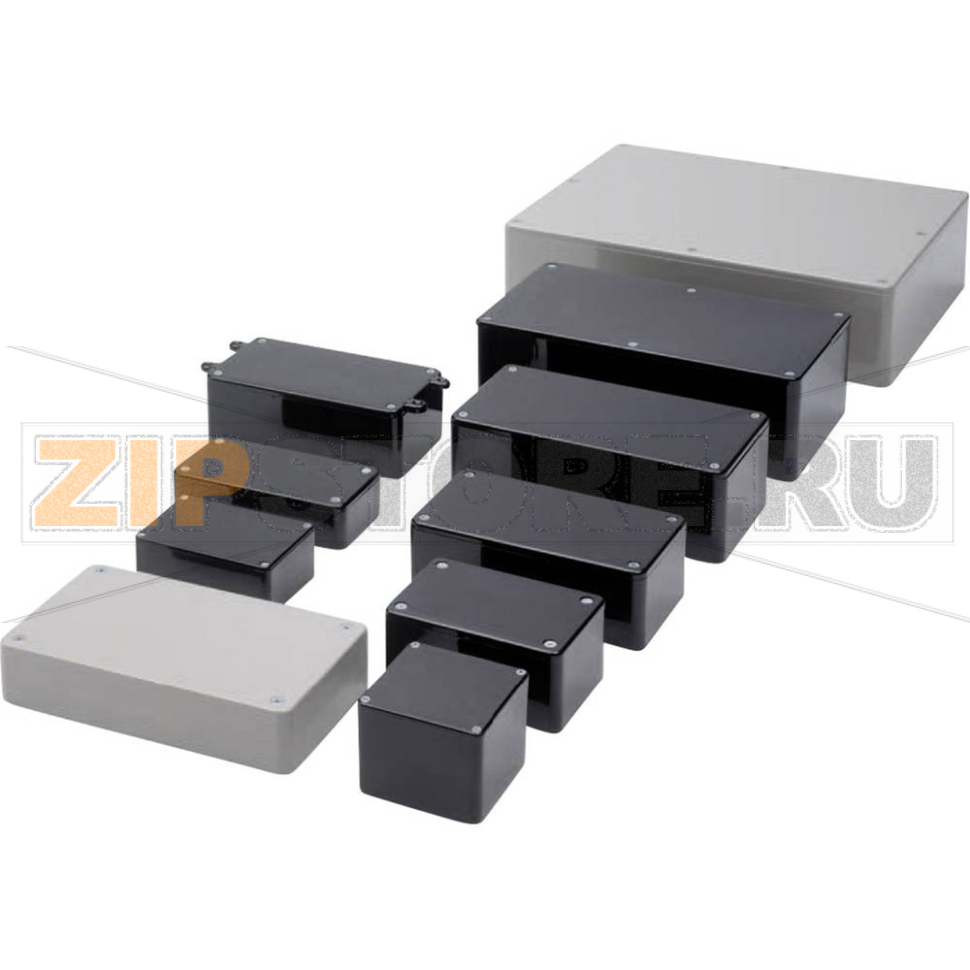 Корпус 75x50x27 мм, пластиковый, черный, 1 шт Axxatronic BIM2000/10-BLK/BLK 